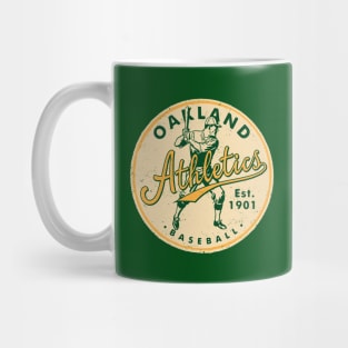 Retro Oakland A's by Buck Tee Originals Mug